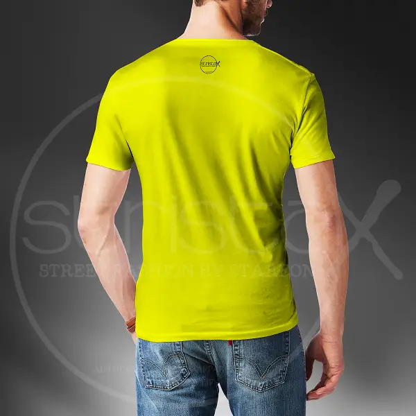 StristaX Printed Tee Shirt Yellow