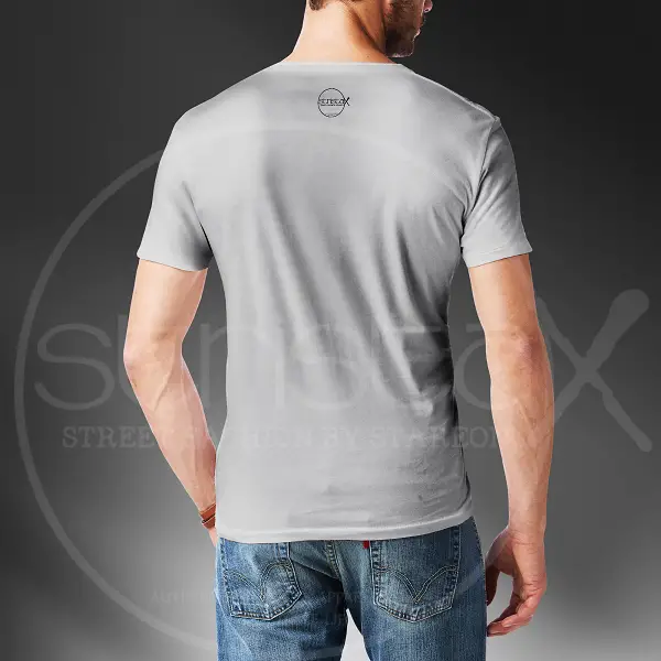 StristaX Printed Tee Shirt Grey