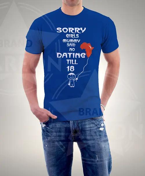 Sorry Girls Printed Tee Shirt